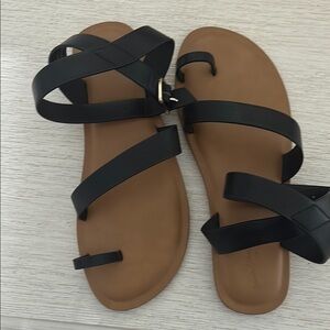 Black Strappy Sandals